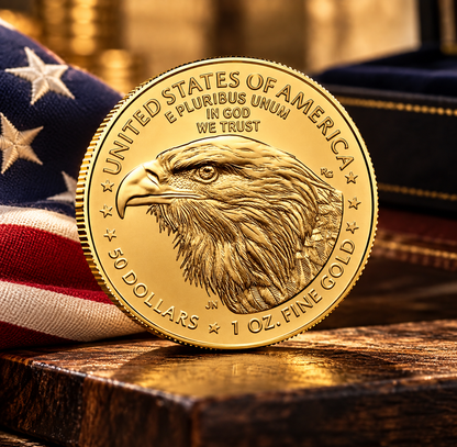 2026 1 oz Gold Uncirculated Coin – Liberty & Eagle Design